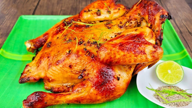 Gà nướng mắc khén